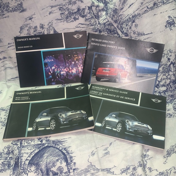 2003 MINI Cooper (s)Owners Manual/ Operators Guides Books With Leather Pouch - Picture 2 of 5